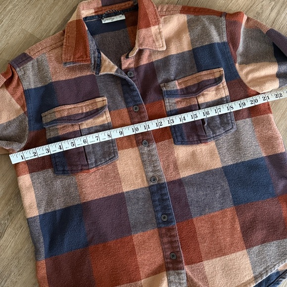 Jetty Plaid Flannel Shirt size M - Picture 4 of 6